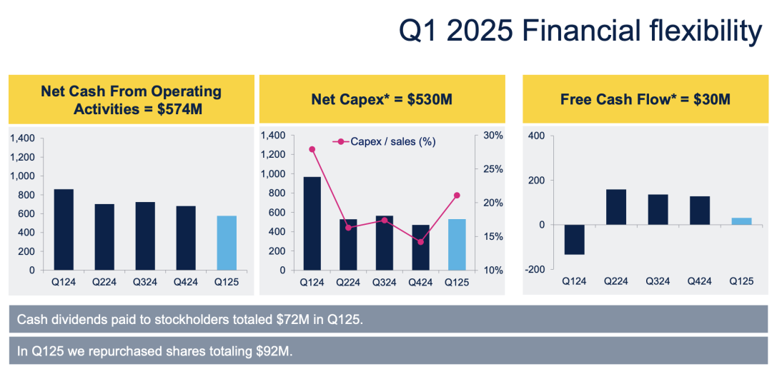 意法半导体2025年Q1财报：周期低谷中的韧性与破局(图5)